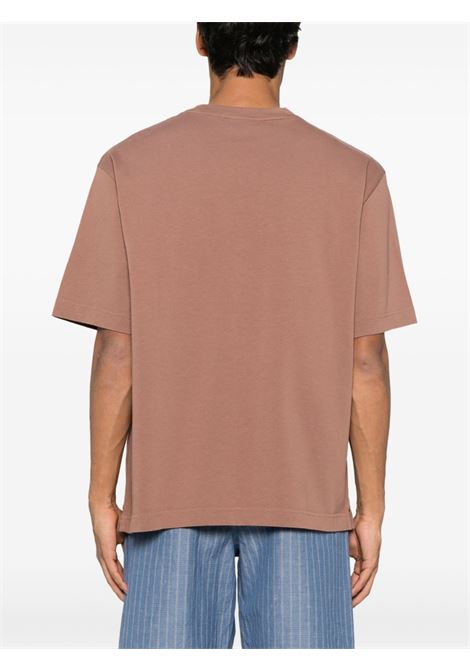 T-shirt Bold Fox Head in marrone Maison kitsuné - uomo MAISON KITSUNÉ | LM00107KJ01190112